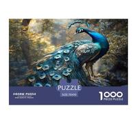 Magnifique Paon aux Plumes métalliques, Dieu de la mythologie Grecque Cadeau Unique Décoration Intérieure Jeu Éducatif Challenge Toy Adultes & Enfants des 14 Ans 70x50cm/1000pcs