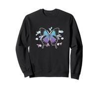Magnifique Papillon Violet Sweatshirt