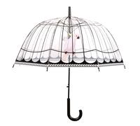 Esschert Design Fallen Fruits Parapluie transparent pour cage de cacatoès