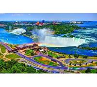 Magnifique paysage des chutes du Niagara, peinture diamant 5D à faire soi-même par numéro, kits uniques pour décoration murale de la maison, strass en cristal, 50 x 60 cm