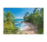Magnifique Plage des Caraïbes près de Puerto Viejo, Costa Rica，Puzzle 1000 Pièces，Jeux De Puzzles Amusants uzzle en Papier Cadeaux De Noël Et d'anniversaire（38x26cm）-T84