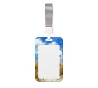 Magnifique porte-badge coulissant en plastique rigide pour carte de travail pour infirmières ou bureau