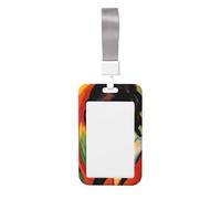 Magnifique porte-badge coulissant en plastique rigide pour femme - Pour infirmières et bureau