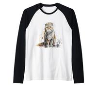 Magnifique Portrait de Chat écossais à l'aquarelle Manche Raglan