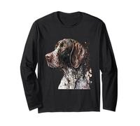 Magnifique Portrait de pointeur Allemand à Poil Court Manche Longue