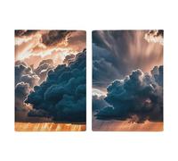 Magnifique protection de passeport contre les tempêtes de pluie - Étui fin pour passeport - Pour voyage - Style : 20,3 x 13,8 cm, Style :, 20.3x13.8cm