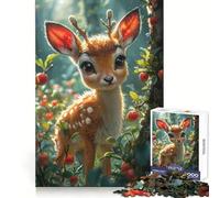 Magnifique Puzzle Adulte de 1000 pièces représentant Une Gazelle, idéal pour se détendre et s'amuser (38x52cm) Un Cadeau Parfait pour Les fêtes !