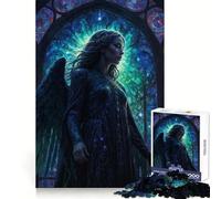 Magnifique Puzzle Ange de la Mort Sombre 1000 pièces pour Adolescents, développement de la logique, évasion sereine, découpe Nette, Cadeau attentionné (38x26cm)