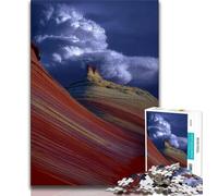 Magnifique Puzzle de 1 000 pièces représentant Une rivière de Montagne pour Adultes, Jouet éducatif et éducatif, idéal comme Cadeau pour Toute la Famille 50x75cm