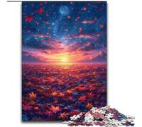 Magnifique Puzzle de 1000 pièces Mer d'étoiles colorées pour Adolescents et Adultes Ce Jouet de Divertissement Familial est Un pour Toute la Famille (50x75cm)