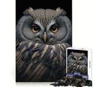 Magnifique Puzzle de 1000 pièces représentant Un Hibou, idéal pour Adultes Développe la logique, se détend et s'apprend Un Cadeau de Noël Chaleureux et précis (50x75cm)