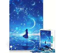Magnifique Puzzle de 1000 pièces représentant Un Paysage enchanteur,idéal pour Les Adolescents Jeu de mémoire Amusant et Facile à Transporter (50x75cm) Composants Robustes et découpés avec précision