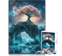 Magnifique Puzzle de 1000 pièces représentant Un Paysage Japonais, idéal pour Adultes Un Jeu Stimulant et éducatif, Une Belle Surprise pour Les fêtes Dimensions:38x26cm