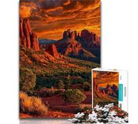 Magnifique Puzzle de 1000 pièces représentant Une rivière de Montagne, idéal comme Cadeau pour Adultes, Jouet éducatif et décompressant, décoration Parfaite, 50x75cm