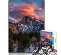 Magnifique Puzzle de 1000 pièces représentant Une rivière de Montagne pour Adolescents, Jouet éducatif et décompressant, idéal comme Cadeau (38x26cm)