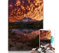 Magnifique Puzzle de 1000 pièces représentant Une rivière de Montagne pour Adolescents Un défi à relever, mais Un Cadeau d'anniversaire Amusant et Humoristique Décoration Murale (38x26cm)