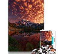 Magnifique Puzzle de 1000 pièces représentant Une rivière de Montagne pour Adultes et Adolescents, Un défi Stimulant et Anti-Stress, idéal comme Cadeau pour Toute la Famille (50x75cm)