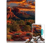 Magnifique Puzzle de 1000 pièces représentant Une rivière de Montagne pour Adultes, Un défi Stimulant et Anti-Stress, idéal comme Cadeau pour Toute la Famille (38x26cm)