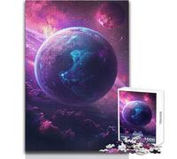 Magnifique Puzzle de 1000 pièces sur Le thème de l'espace et de la Galaxie Activité éducative et logique pour Adolescents Cadeau Unique et Plein de tendresse Dimensions 38x26cm