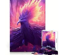 Magnifique Puzzle phénix Violet de 1000 pièces pour Adolescents Un Passe-Temps Relaxant et Stimulant, Un (50x75cm)