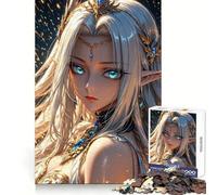 Magnifique Puzzle Reine des Elfes 1000 pièces pour Adolescents, développement de la pensée analytique, Loisirs et Assemblage précis, pour Les fêtes (38x52cm)