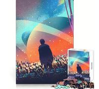 Magnifique Puzzle Spatial coloré de 1000 pièces pour Adultes, idéal pour stimuler la mémoire et se détendre Pendant Les Moments de Calme Un Cadeau Parfait ! (50x75cm)