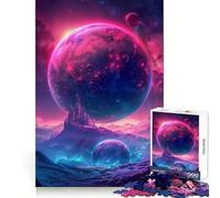 Magnifique Puzzle Spatial Galactique pour Adolescents, 1000 pièces, pour stimuler la mémoire et se détendre Idéal comme Cadeau de Noël (50x75cm)