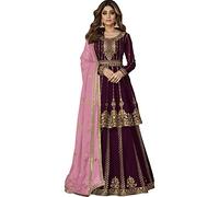 Magnifique robe de designer Anarkali Shalwar Kameez indienne pakistanaise cousue Lengha, Choix 3., 44