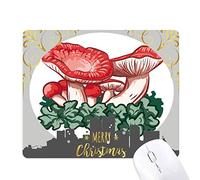magnifique rouge champignon vénéneux illustrer la nuit de noël, tapis de souris en caoutchouc