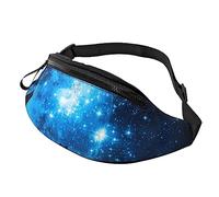 Magnifique sac banane galaxie pour promener le chien, la course, la randonnée, le camping, Loups., Taille unique