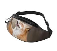 Magnifique sac banane galaxie pour promener le chien, la course, la randonnée, le camping, Motif renard animal, Taille unique