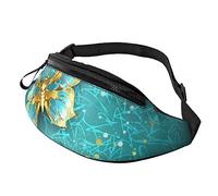 Magnifique sac banane galaxie pour promener le chien, la course, la randonnée, le camping, papillon, Taille unique
