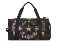 Magnifique sac de sport étanche avec étoiles et lune pour homme et femme, grand sac de sport pour voyage et entraînement