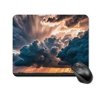 Magnifique tapis de souris carré avec base en caoutchouc antidérapant 20 x 25 cm ultra fin pour ordinateur portable, accessoires de bureau