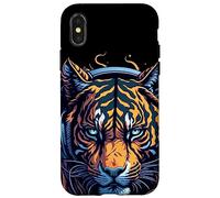 Magnifique tigre avec casque - DJ - Musique Coque pour iPhone X/XS