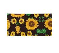 Magnifique tournesol. Bannière de fête imprimée, décorations pour toutes les occasions, pour Thanksgiving, fêtes d'anniversaire et plus encore