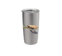 Magnifique verre tortue de mer Gobelet isotherme en acier inoxydable double paroi