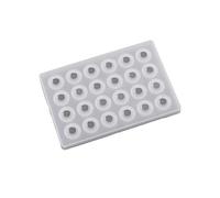 Magnifiquement Mancala Moule en silicone avec vis pour fête de famille Jeux de société Art Décoration de la maison Mancala Jeu de société Outils de bijoux en silicone