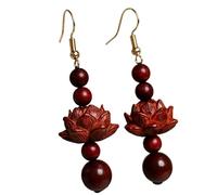 Magnifiques boucles d'oreilles en bois en forme de fleurs, ajustement confortable, idéal pour un usage quotidien ou une fête