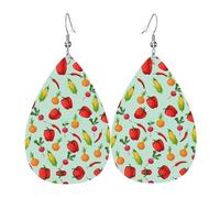 Magnifiques boucles d'oreilles pendantes en cuir imprimé papillons réversibles avec crochets plaqués argent