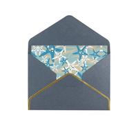 Magnifiques cartes vierges en forme d'étoile de mer avec enveloppes, cartes de vœux simples avec enveloppes, envoyées à un ami proche