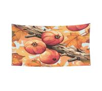 Magnifiques drapeaux de fête en forme de fruits, décoration extérieure et intérieure, durable et résistante aux UV, parfait pour un anniversaire, Halloween, et plus encore