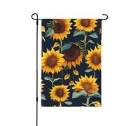Magnifiques drapeaux décoratifs à imprimé tournesol pour l'extérieur, décoration de jardin double face pour toutes les saisons