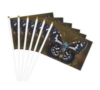 Magnifiques drapeaux portables imprimés ailes de papillon de nuit, drapeaux portables, événements sportifs, célébrations, décorations d'intérieur et d'extérieur