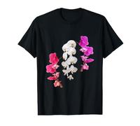Magnifiques guirlandes d'orchidées Roses Rouges Phalaenopsis Formes Mania T-Shirt Graphique avec Valeur