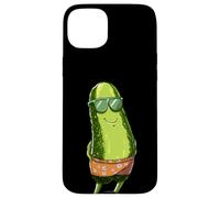 Magnifiques Lunettes de Soleil et Malles cornichons pour Les Amateurs de Vacances Coque pour iPhone 15 Plus