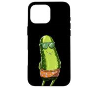 Magnifiques Lunettes de Soleil et Malles cornichons pour Les Amateurs de Vacances Coque pour iPhone 16 Pro Max