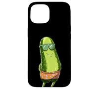Magnifiques Lunettes de Soleil et Malles cornichons pour Les Amateurs de Vacances Coque pour iPhone 15