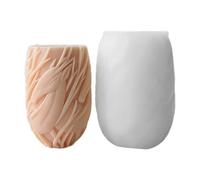 Magnifiques moules en silicone en forme de cylindre en relief pour travaux manuels et ornements parfumés pratiques