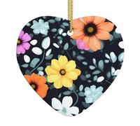 Magnifiques pendentifs colorés en céramique pour sapin de Noël, décorations de vacances, décorations parfaites pour sapin de Noël, souvenirs de Noël.